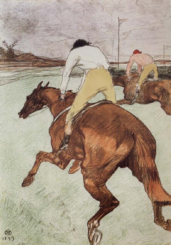 Henri de toulouse-lautrec The Jockey Sweden oil painting art